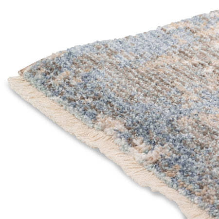 Airla Polyester Power Loom Rug Beige/Blue Tones style 201 8x10 (1 in stock)