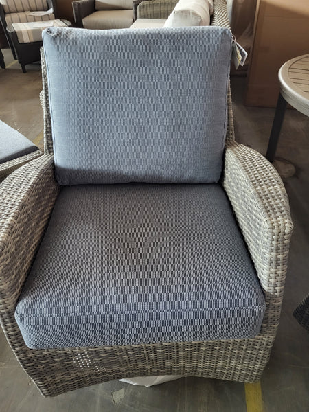 Palm Harbor Swivel Gliding Club Chair Oyster Grey (qty of 2 in stock)