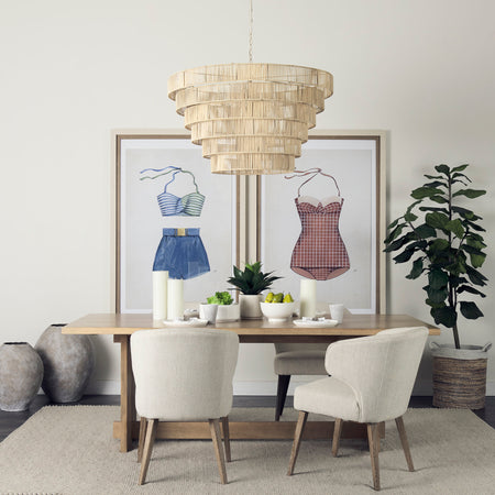 Art - Red Swimsuit framed with glass