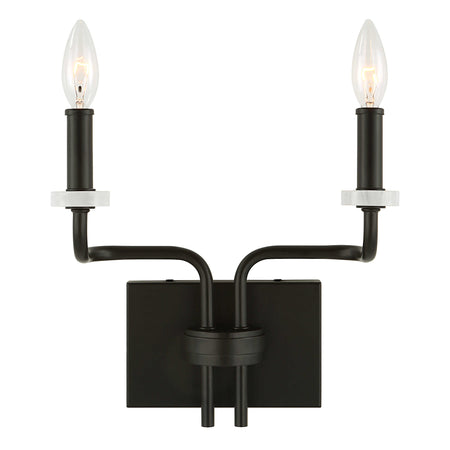 Ebony Elegance 2 light Wall Sconce (1 in stock)