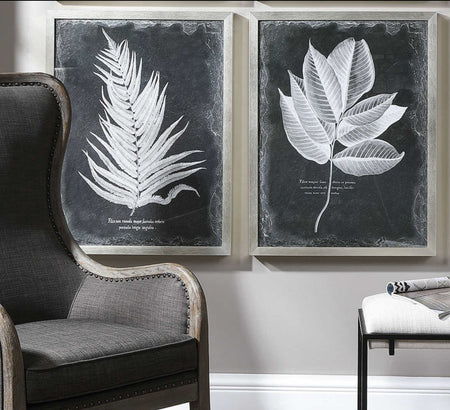 Art - Foliage Framed Art with Glass set of 3 (1 set in stock)