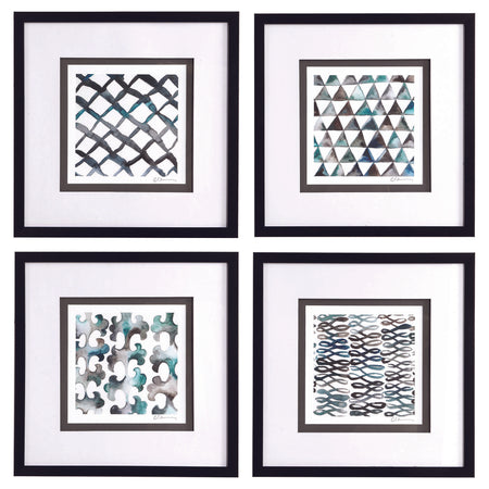 Art - La Mer Framed Prints with Glass set of 4 (1 in stock)