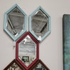 Tile Mirror (2 in stock) , 1 aqua 1 red