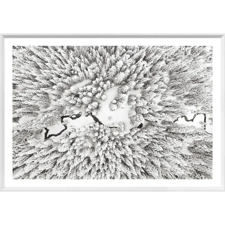 Aerial Stream Line 11 Framed with Glass (3 in stock)