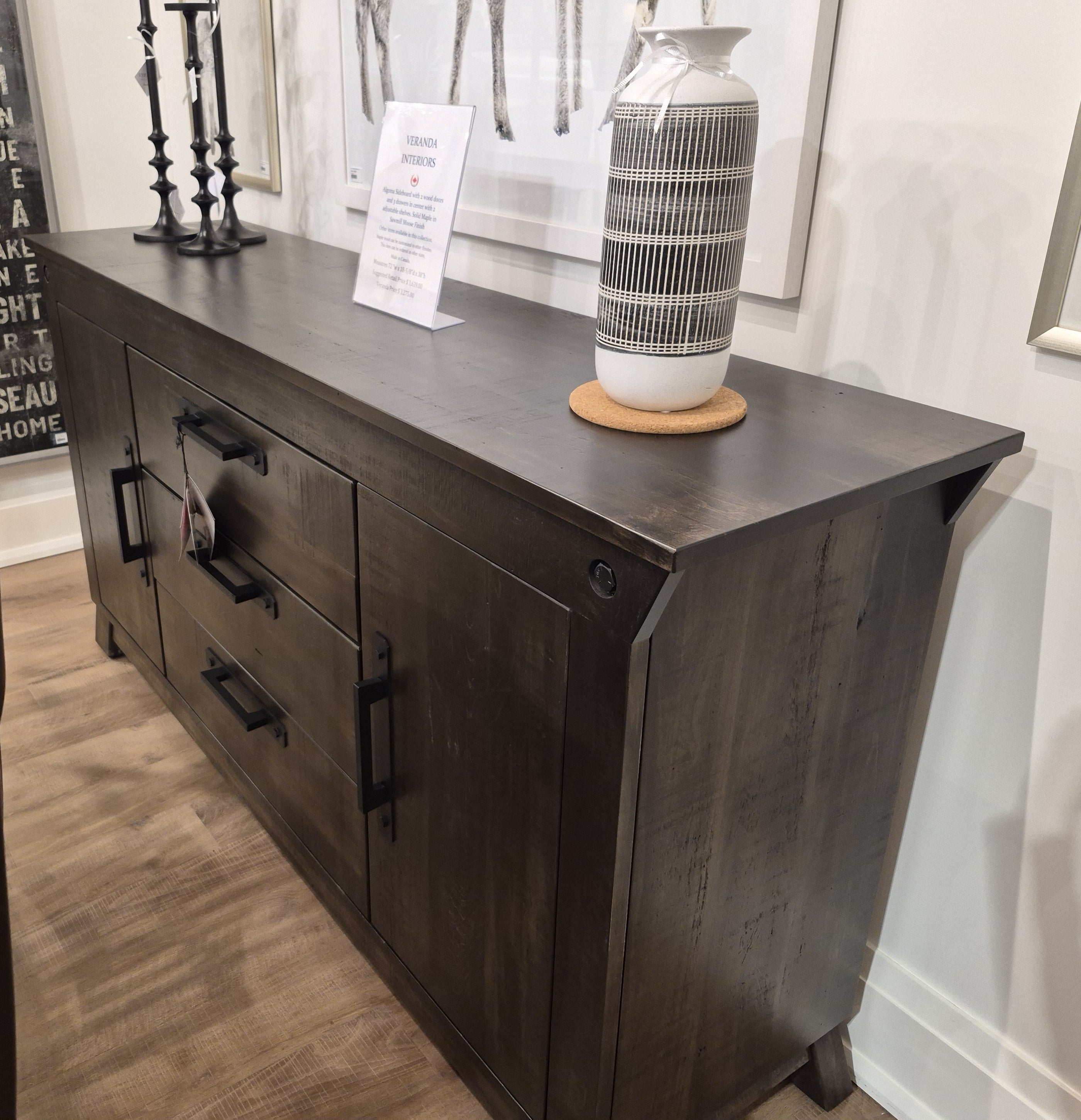 Algoma Sideboard Sawmill Moose Maple (1 in stock)