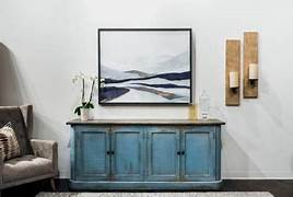 Amelia Sideboard Cabinet Vintage Light Blue