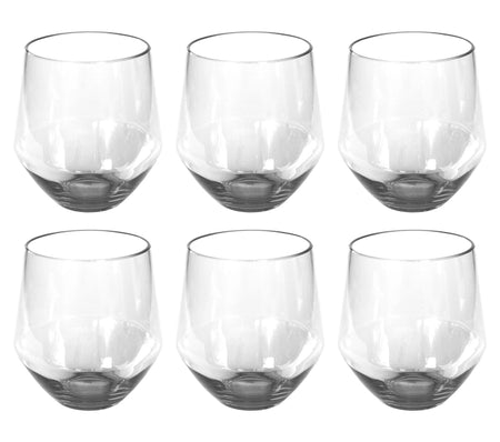 Clear Angle Acrylic Goblet (12 in stock)
