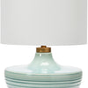 Aqua with Gold Base Table Lamp (2 in stock)