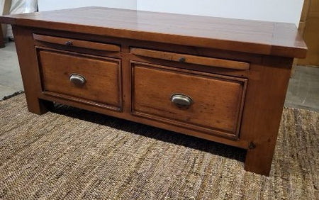 Rustic Irish Coast Drawer Coffee Table Table Suntan (4 in stock)
