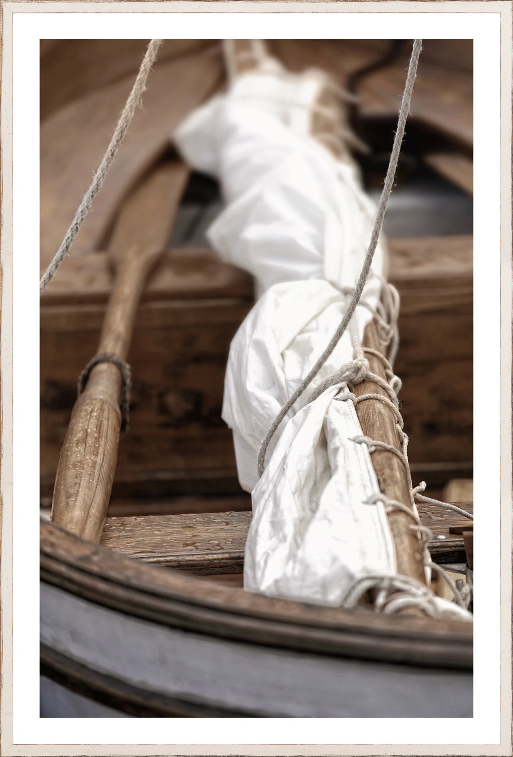 At Mooring 111 framed art with glass  (1 in stock)