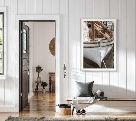 At Mooring 1 framed art with glass  (1 in stock)