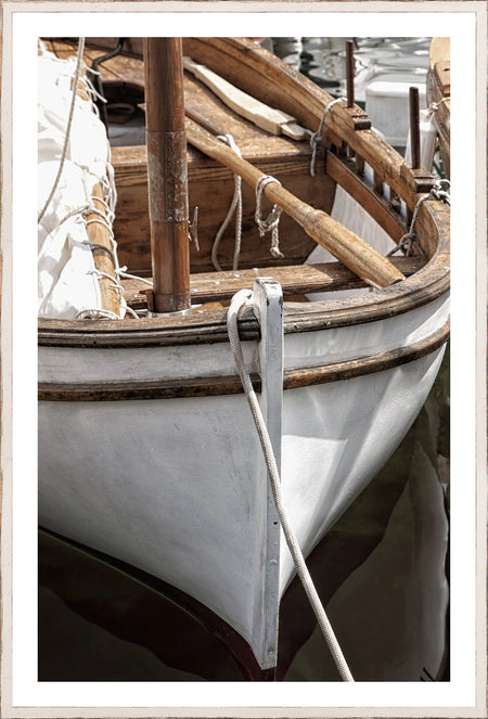 At Mooring 1 framed art with glass  (1 in stock)