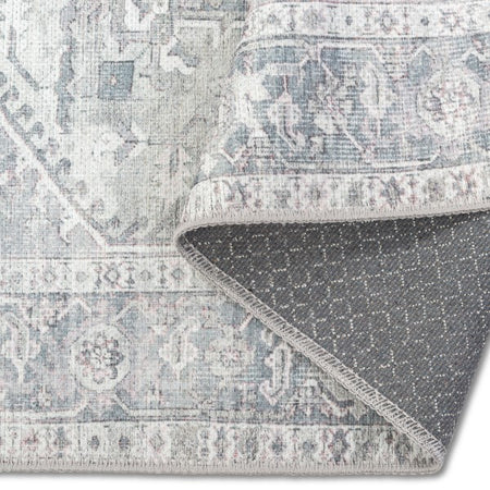 Aura Washable Spill Proof Rug Style 1167 Grey Tones 6'6" x 9' (1 in stock)