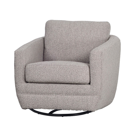 Baltimo Swivel Chair Grey Boucle (2 in stock)