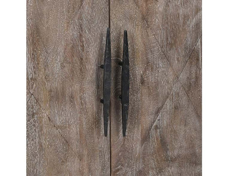 Barrett 4 Door Sideboard Mango Wood & Iron Base  (1 in stock)