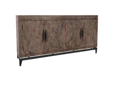 Barrett 4 Door Sideboard Mango Wood & Iron Base  (1 in stock)