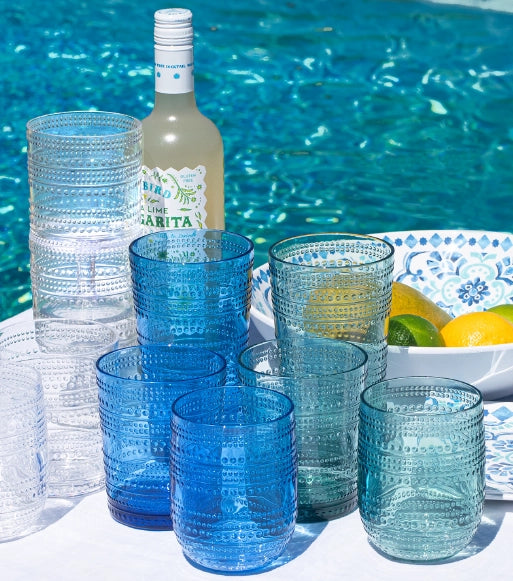 Beaded Green Acrylic Tumbler (4 in stock)