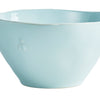 From Portugal, Embossed Pale Blue Bee Stoneware Large Serving Bowl (2 in stock)