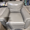 Belfast Grey Leather Chair Made in Italy (1 in stock)