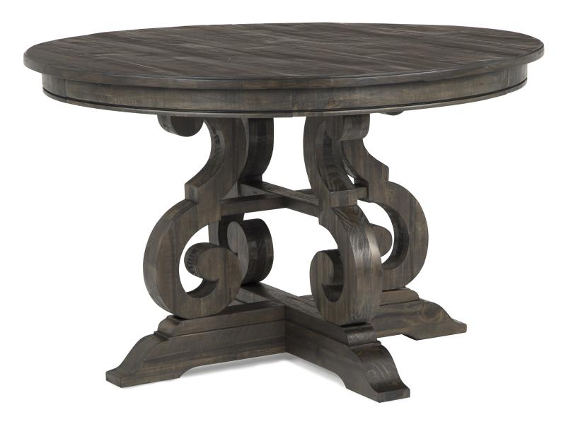 Bellamy 60" Round Dining Table Peppercorn Finish (2 in stock)