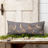 Birds on a Branch Cushion 12"x 24" Lumbar (2 in stock)
