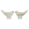 Whitewash Bird Sculpture (2 in stock)