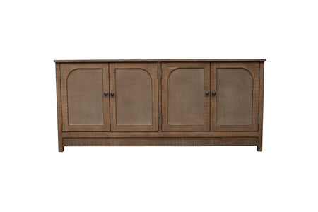 Blake 4 Door Cabinet Antique Natural Rattan Doors (2 in stock)