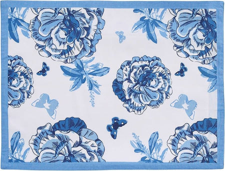 Blue Floral Placemat set of 4 (3 sets in stock)