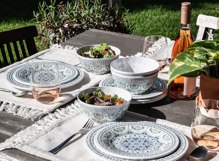 Blue Fontana Melamine Bowl (4 in stock)