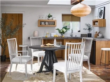 Farmhouse Modern Bowen Armchair Picket Fence (6 in stock)