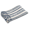 Cabana navy stripe Throw ( in stock)