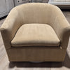 Carina Swivel Chair in Fabric Gemma Pecan (2 in stock)