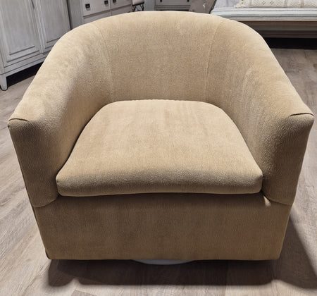 Carina Swivel Chair in Fabric Gemma Pecan (2 in stock)