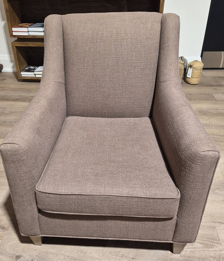 Charles Club Chair Fabric Tan (1 in stock)
