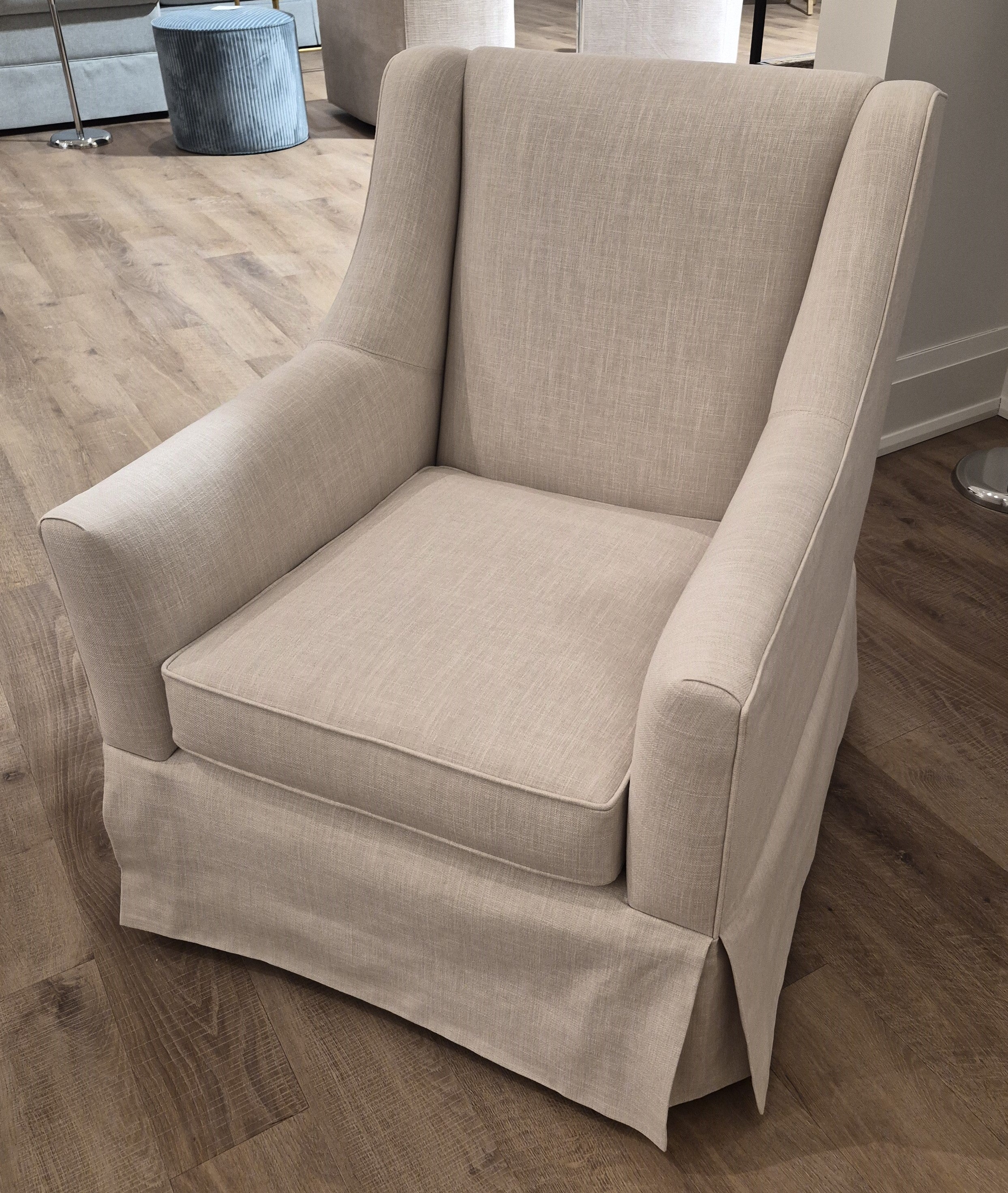 Charles Swivel Chair Fabric Nokia 120 (1 in stock)