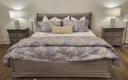 Chateau Fontaine King Euro Bed Mineral Finish (1 in stock)