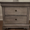 Chateau Fontaine Two Drawer Nightstand Mineral Finish (2 in stock)
