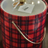 Tartan Ice Bucket with Lid (qty of 4 in stock)