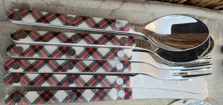 Sabre from Paris Bistrot Small Spreader White Tartan ( 4 in stock)