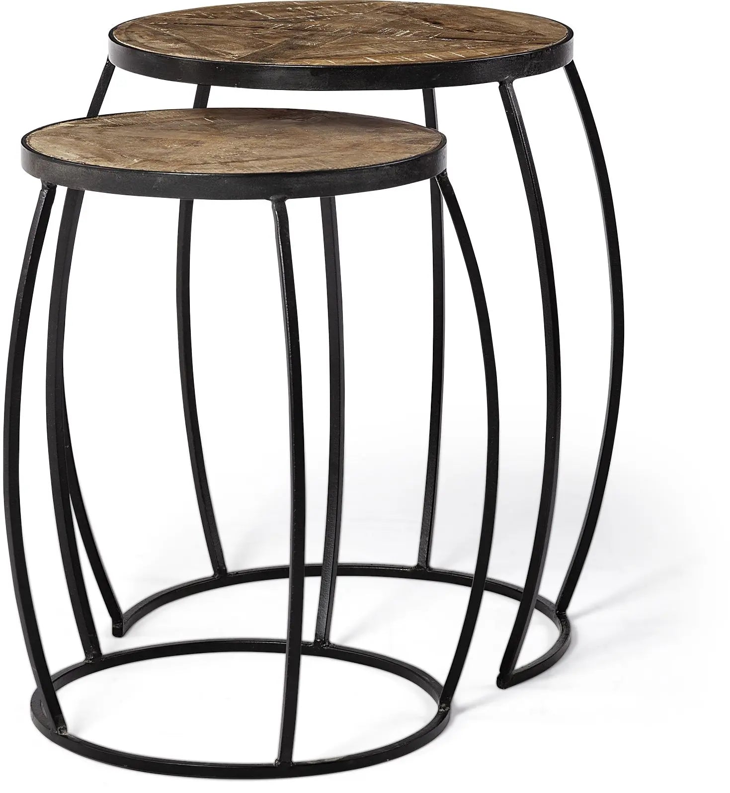 Clapp 111 Set of 2 Nesting  Side Tables (2 sets in stock)