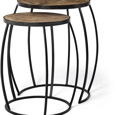 Clapp 111 Set of 2 Nesting  Side Tables (2 sets in stock)