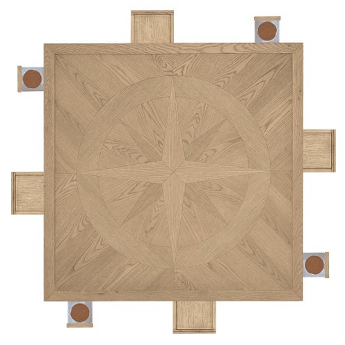 Compass Point Game Table (1 in stock)