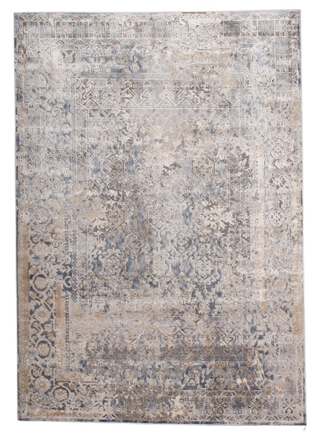 Cortina Polypropylene Power Loom Rug Beige/Blue/Copper Tones style 8000 8x10 (1 in stock)
