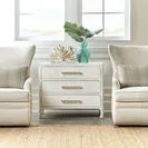 Cruiser Accent Chest White Raffia (1 in stock)