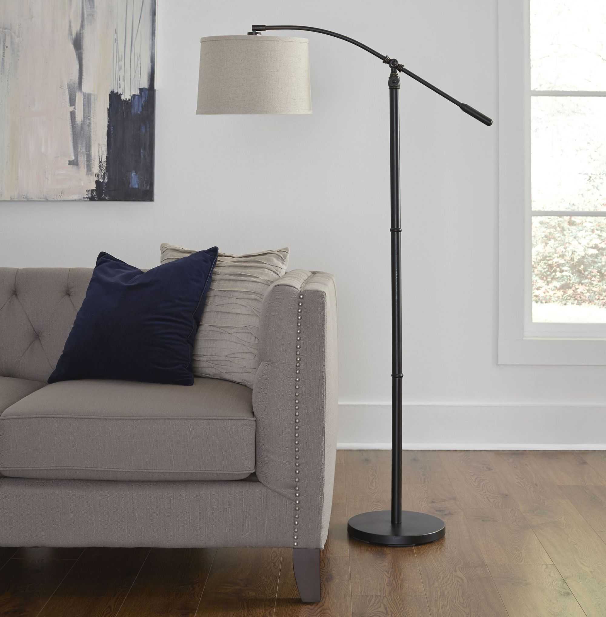 Bronze Arc Floor Lamp