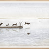 Dogs Day At The Cottage Small Art framed with glass (1 in stock)