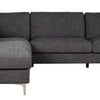 Dovetail Charcoal Right Hand Sectional Sofa (1 in stock)