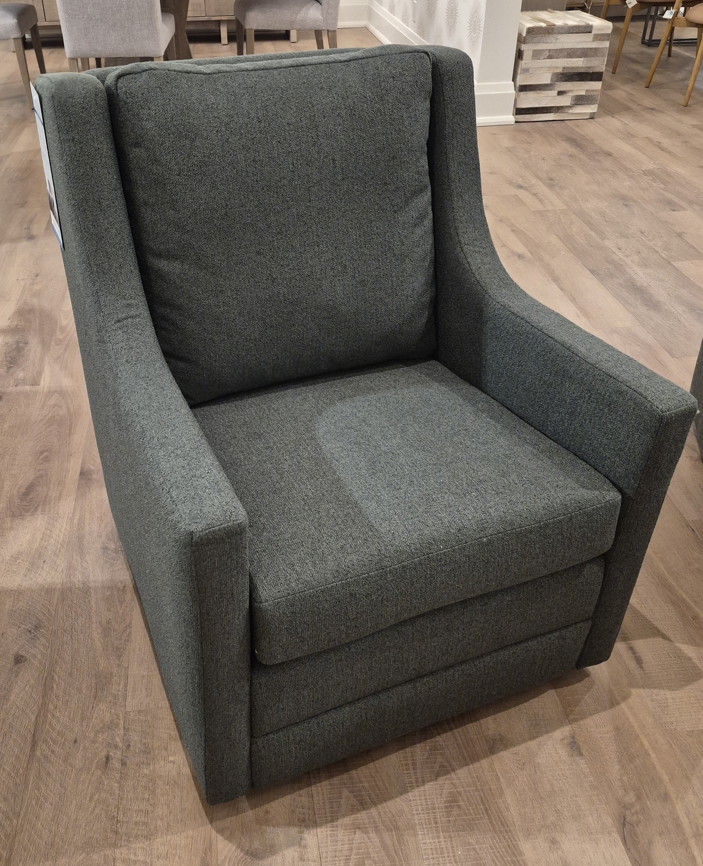 Echo Swivel Chair in Fabric Jane Cypress (2 in stock)