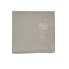 Natural Embroidered Florette Napkin set of 4  (6 sets in stock)