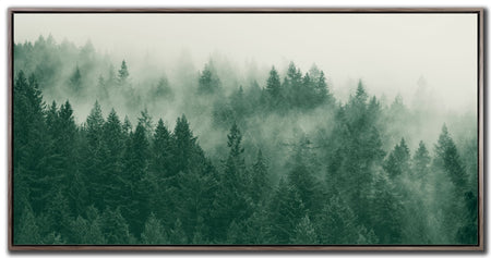 Emerald Forest Framed Canvas 30"x 60"